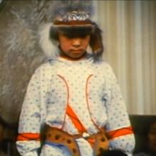 A young boy from 'Uksuum Cauyai: The Drums of Winter' by Sarah Elder and Leonard Kammerling