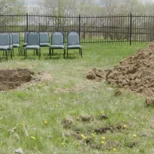 Image from an ancestral reburying ceremony. 