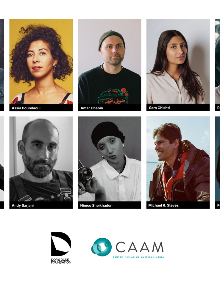 12 headshots, in grid form, some in color, some in black and white