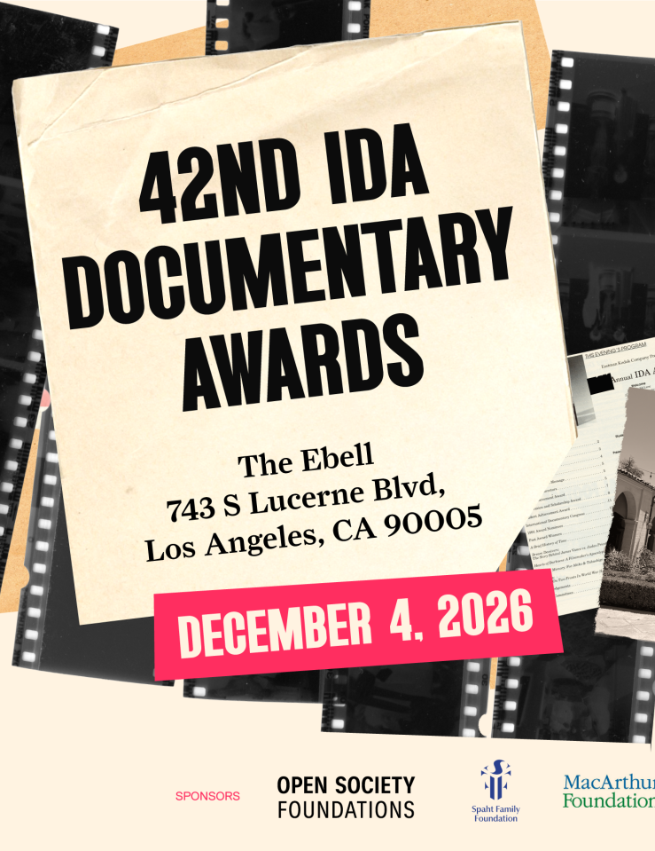 42nd IDA Documentary Awards. The Ebell, Los Angeles. December 4, 2026. 
